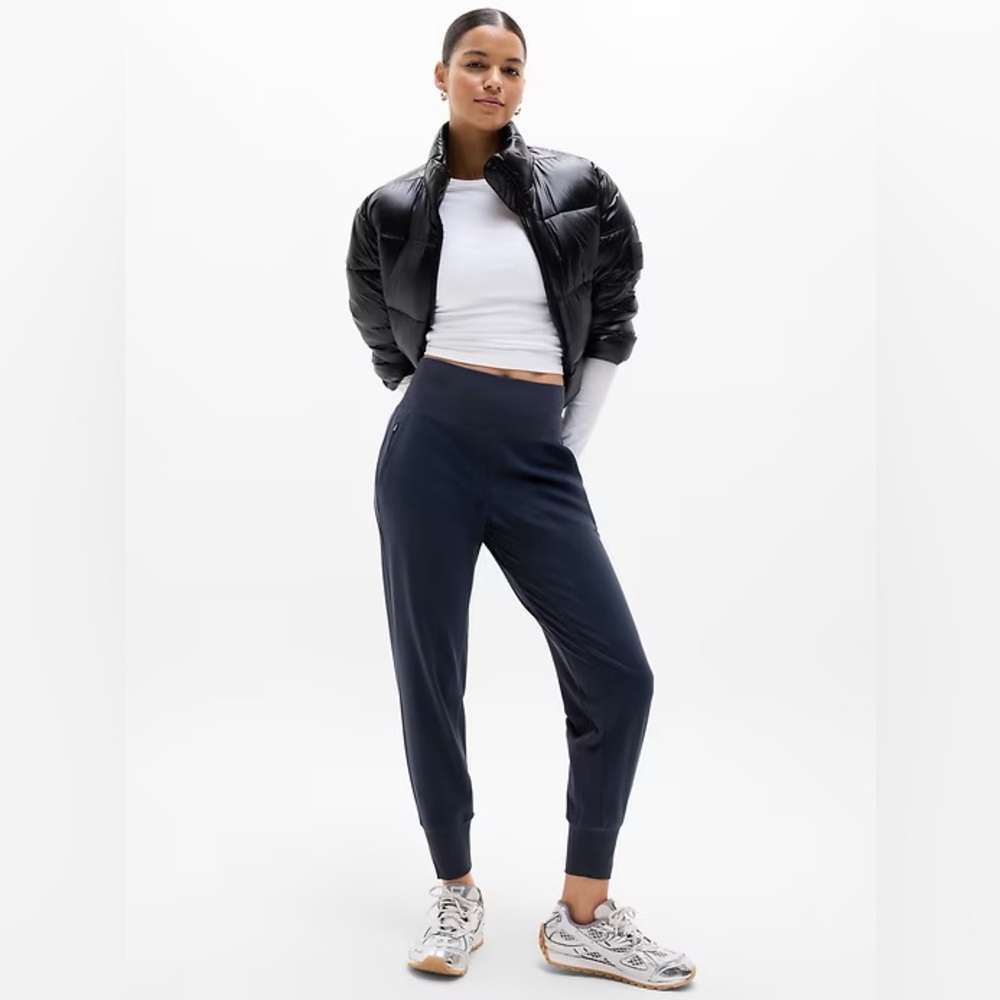 Athleta Sz XL Venice High Rise Jogger Pants Navy